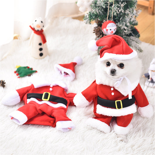 Santa Paws Cozy Christmas Costume