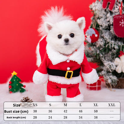 Santa Paws Cozy Christmas Costume