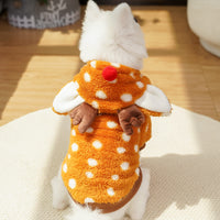 Adorable Reindeer Dog Sweater ? Festive Winter Wear